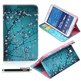 Samsung Galaxy Tab 4 7.0 Case, HAOCOO Stylish Art Print Slim PU Leather Flip Smart Stand Case with Card Slots for Samsung Galaxy Tab 4 7.0