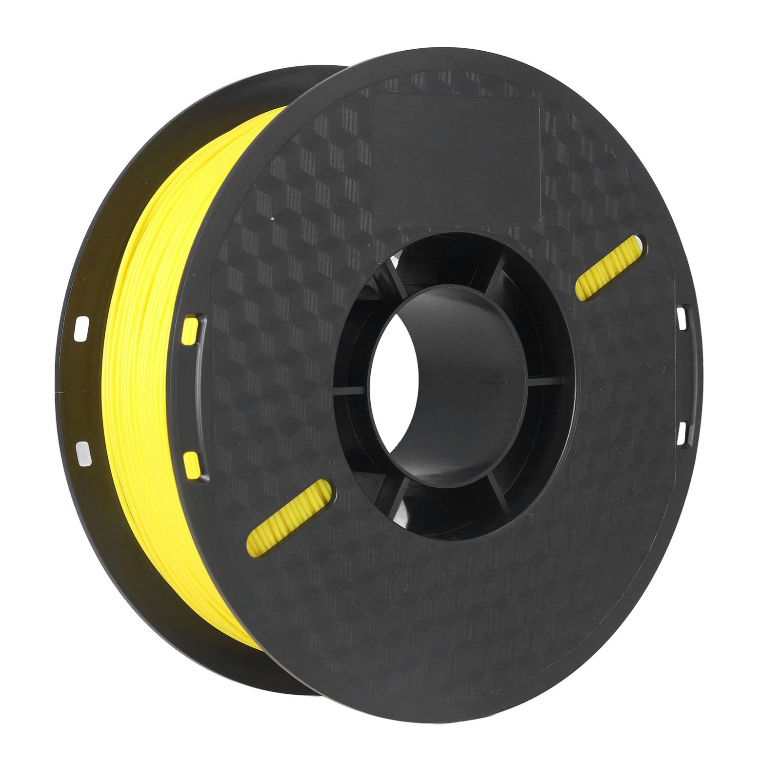 SIXRUN Filamento PLA da 1,75 Mm, Filamento per Stampante 3D Ad Alta Precisione 1 Kg, Tolleranza ± 0,02 Mm, Stampa Senza Fumo, Sigillato Sotto Vuoto, per Hobbisti e Produttori di Stampa FDM (YELLOW)
