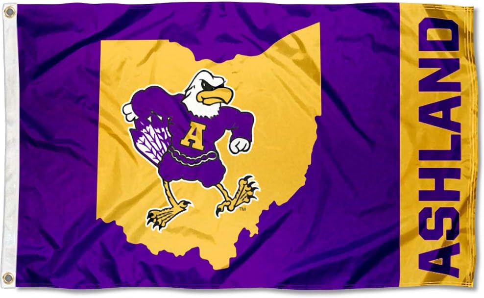 Ashland Eagles State of Ohio Grommet Flag