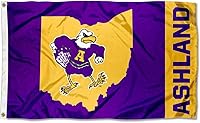 Vista 1 de College Flags & Banners Co. Ashland Eagles State of Ohio - Bandera con ojales