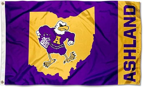 College Flags & Banners Co. Ashland Eagles State of Ohio - Bandera con ojales