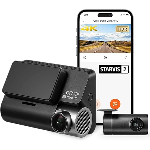 70mai A810 True 4K Dash Cam 256GB