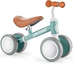 Baby Balance Bike for 1 Year Old Girl Gifts, 10-24 Month Toddler Balance Bike, 4 Silent Wheels Pre-School First Ride On Toys, 1st Birthday Gifts (Green)