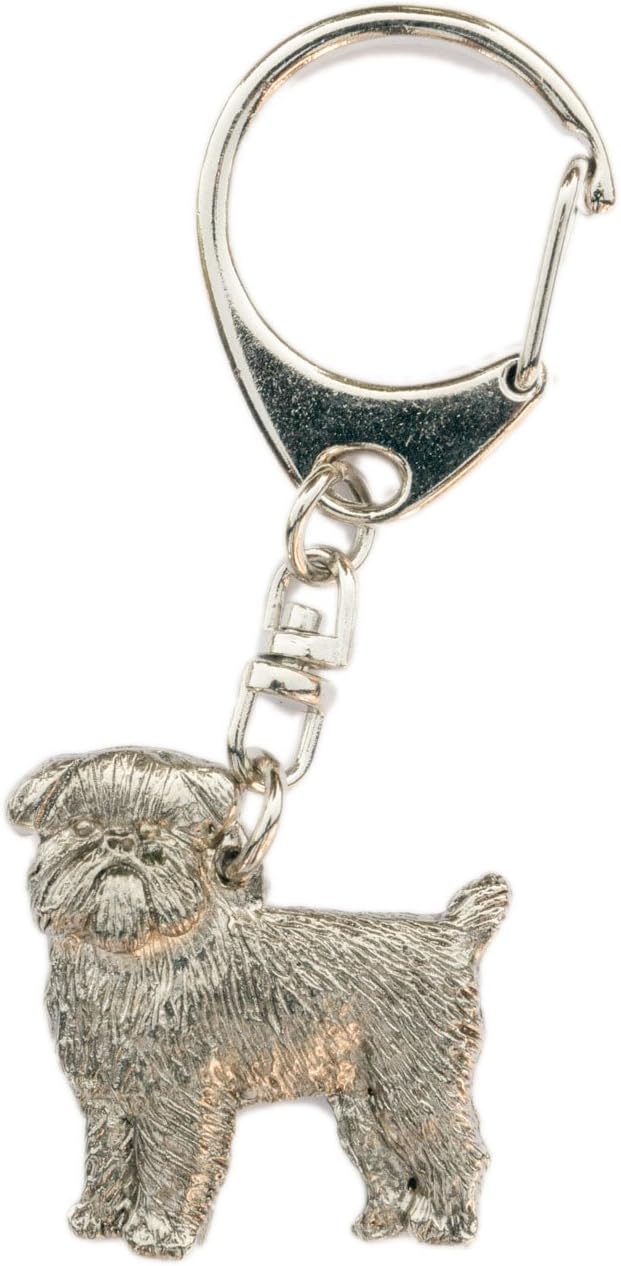 Brussels Griffon (Rough) Made in U.K Artistic Style Dog Key Ring Collection