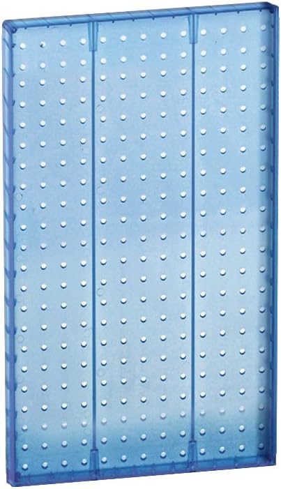 Azar 771322-WHT Pegboard 1-Sided Wall Panel, White Solid Color, 2-Pack