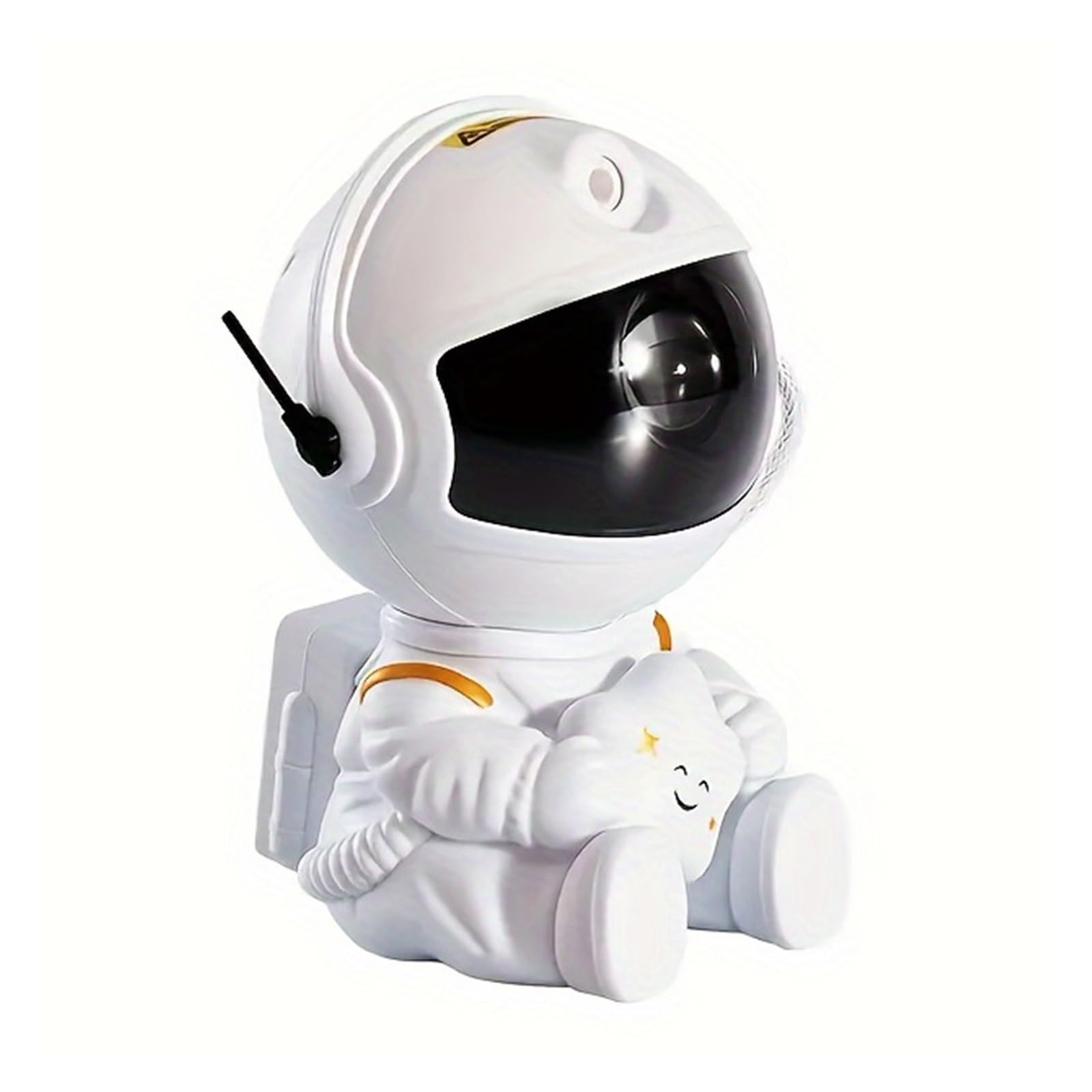 YFDGD Robot Starry Sky Galaxy Projector Night Light USB LED Star Desk Lamps Romantic Projection Atmosphere Lamp for Bedroom Decoration Clear Imaging