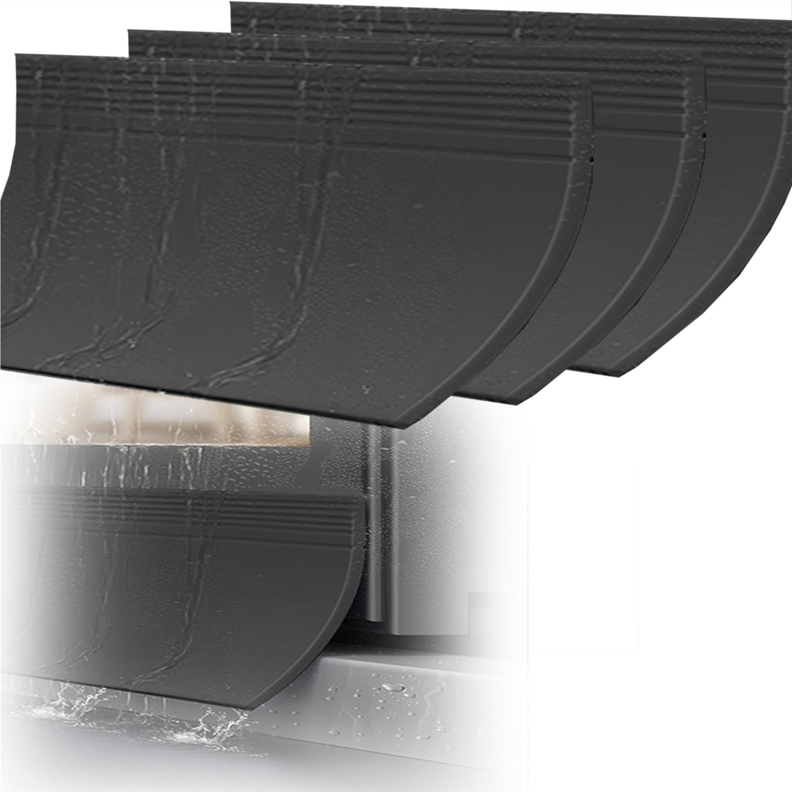 Protector Lluvia Autoadhesivo Multicolor, 70-110mm, 1-5Pz(A 3 Pcs,Width 70mm)