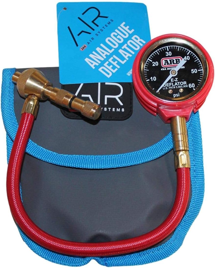 ARB ARB505 EZ Deflator Kit 1060 PSI Tire Pressure Gauge Rapid Air