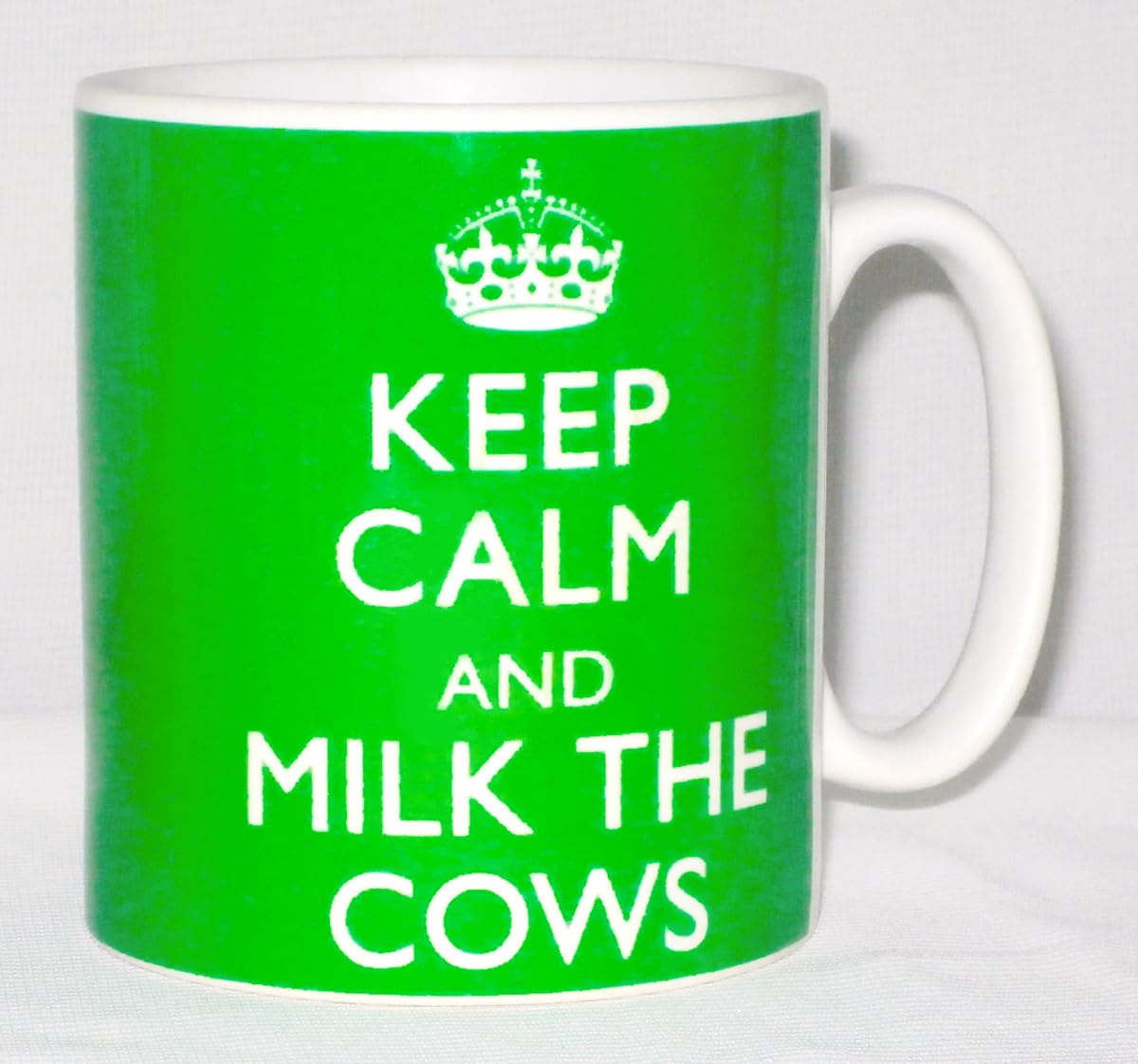Keep Calm & Milk The Cows Ceramic Mug Funny Dairy Farmer Farm Farming Gift