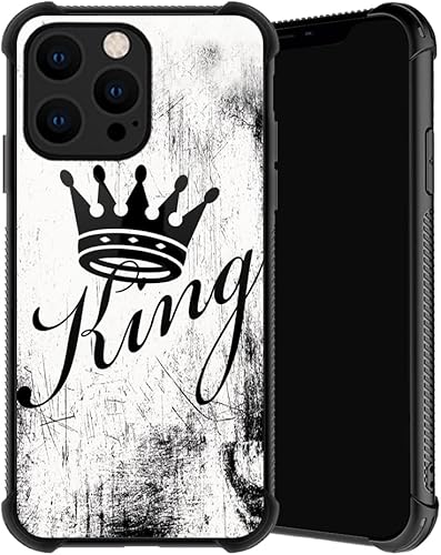 Miniatura 13 de Funda compatible con iPhone 14 Pro Max, funda de teléfono con gato aeroespacial para hombres y mujeres, marco de rosca antideslizante de TPU suave