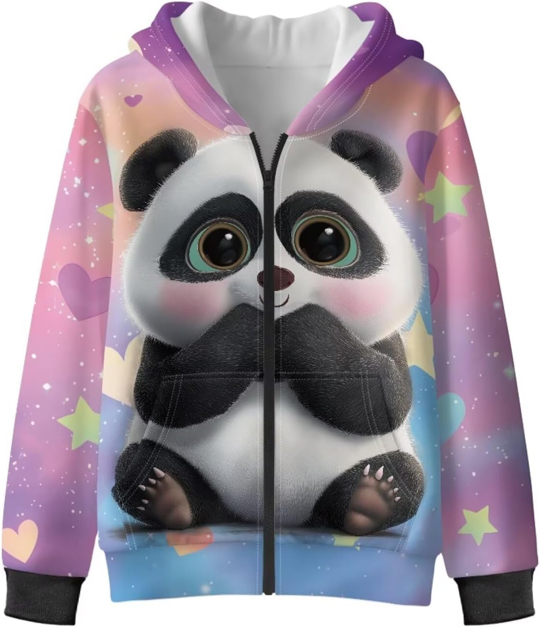 GePrint Girl's Sweatshirt Breathable Children's Long Sleeve Sweatshirt Elastic Warm Tops Versatile for Young Girls