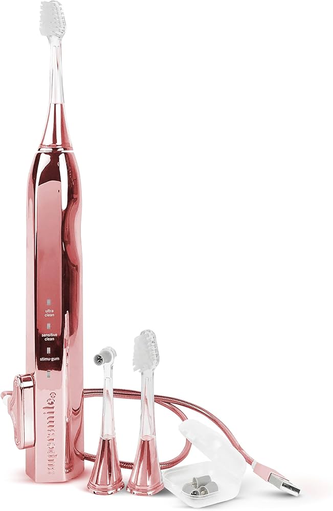 Amazon.com: Supersmile Zina45™ Sonic Pulse Toothbrush – angled