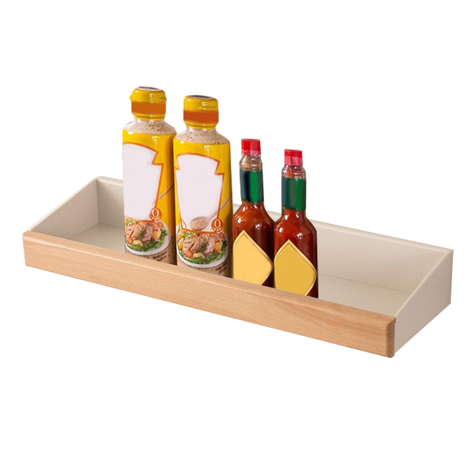 Étagère à épices et bouteilles : gagnez de la place au mur avec le style rustique