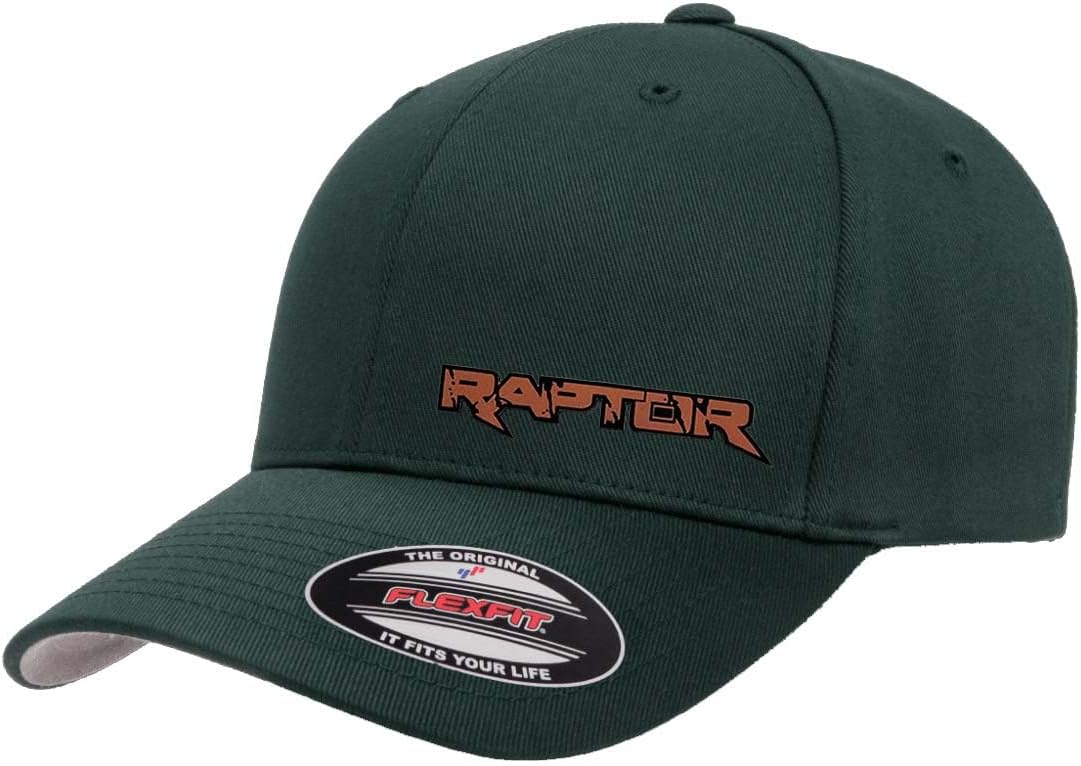Ford Raptor F150 Truck Side Panel Leather Patch Laser Engraved Flex 6277 Athletic Baseball Fitted Hat Cap