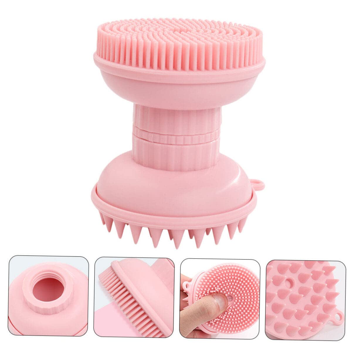 Toyvian 2 Pz Spazzola Da Bagno Tre in Spazzola Esfoliante Per Il Corpo Spazzola Da in Silicone Spazzola Per Massaggi Shampoo Bambino Calze Autoreggenti Gel Di Silice Triplicare
