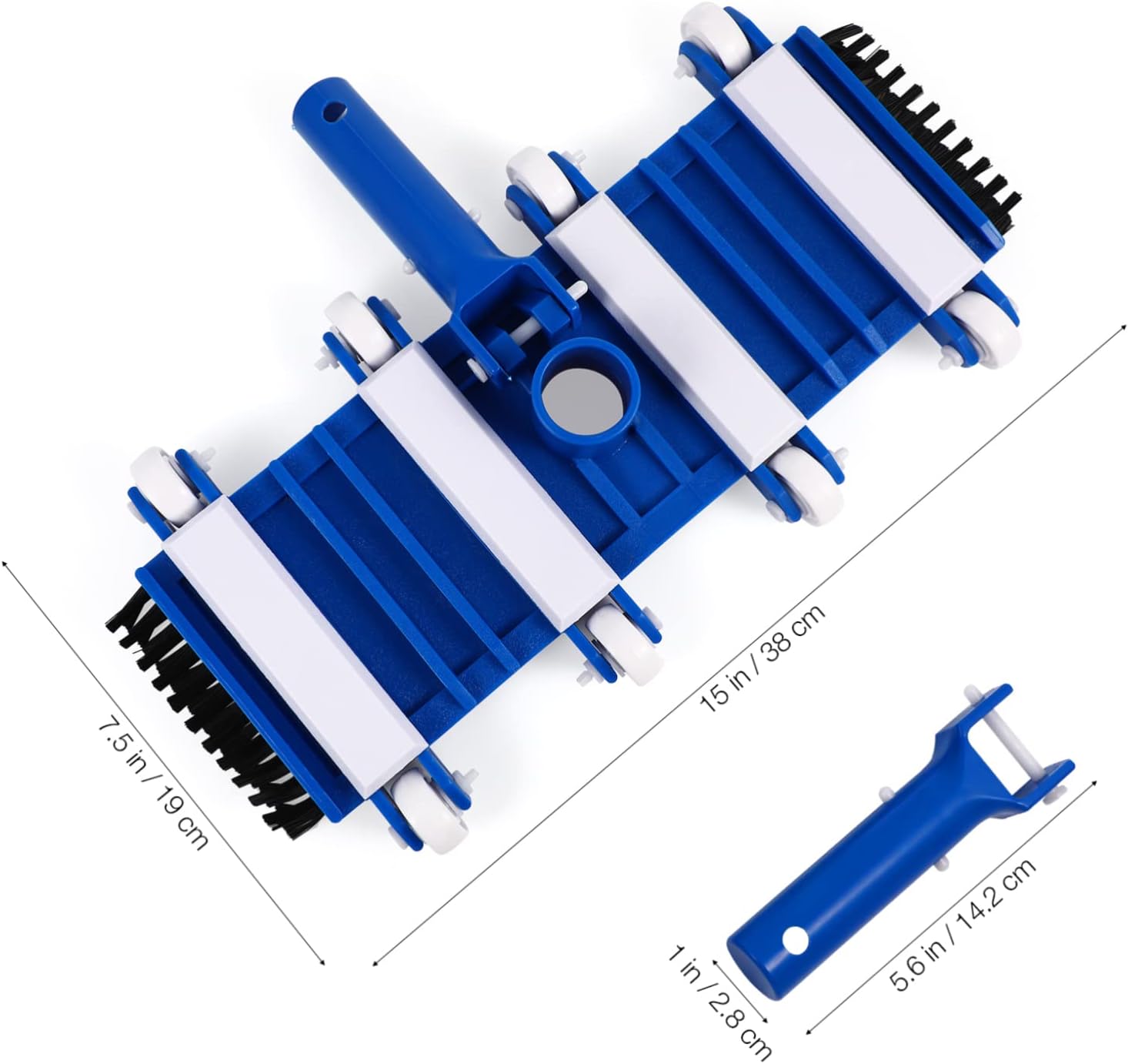 Pool Vacuum Head Professional Spa Vacuum for Swimming Pool Brush and Wheels