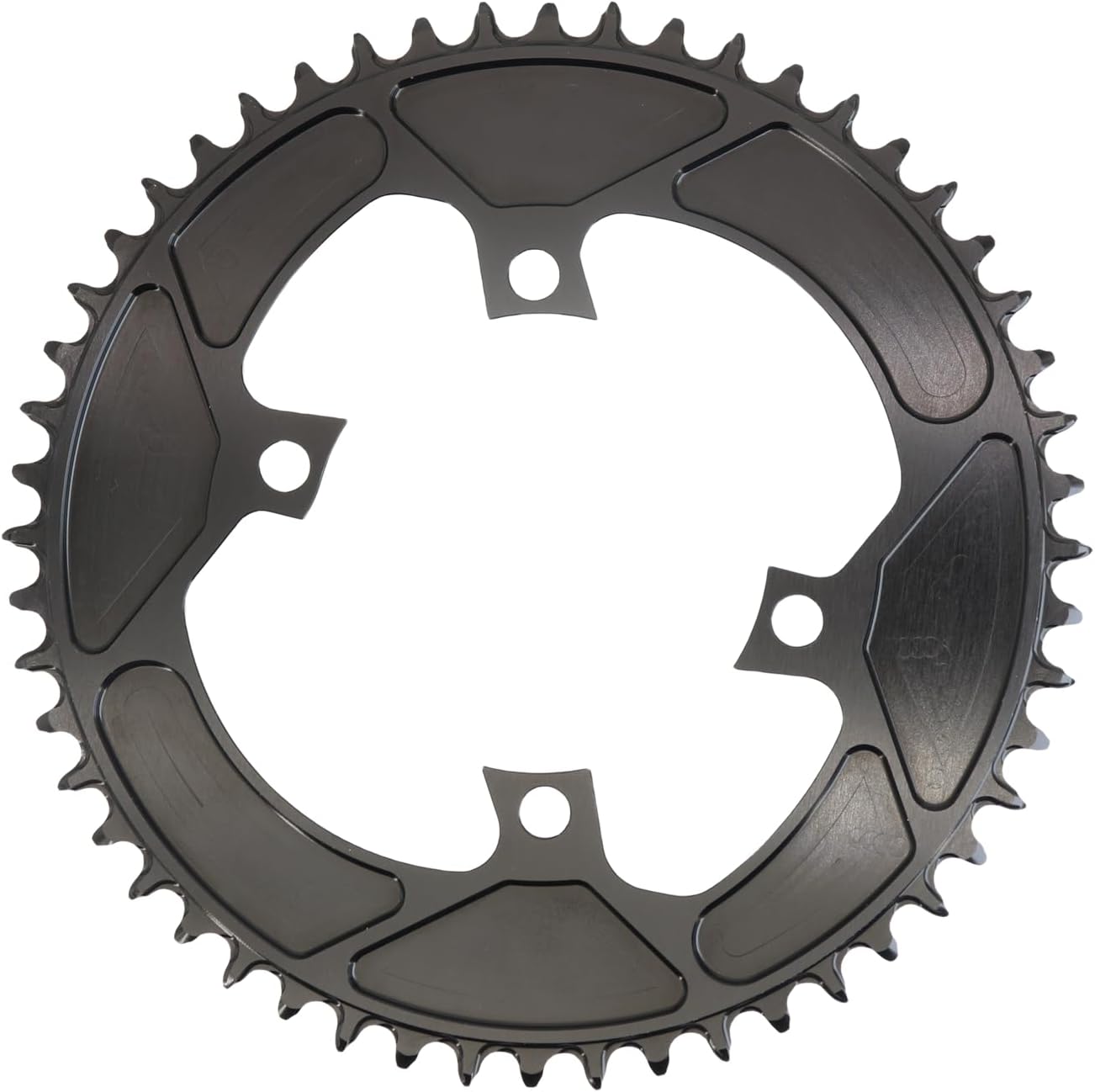 DJC Stone Chainring 107BCD for Sram Rival Crankset Round 107 Bcd Road Bike 34 36 40 42 44 46 48 50 52 54 56 58 60T AXS Flattop