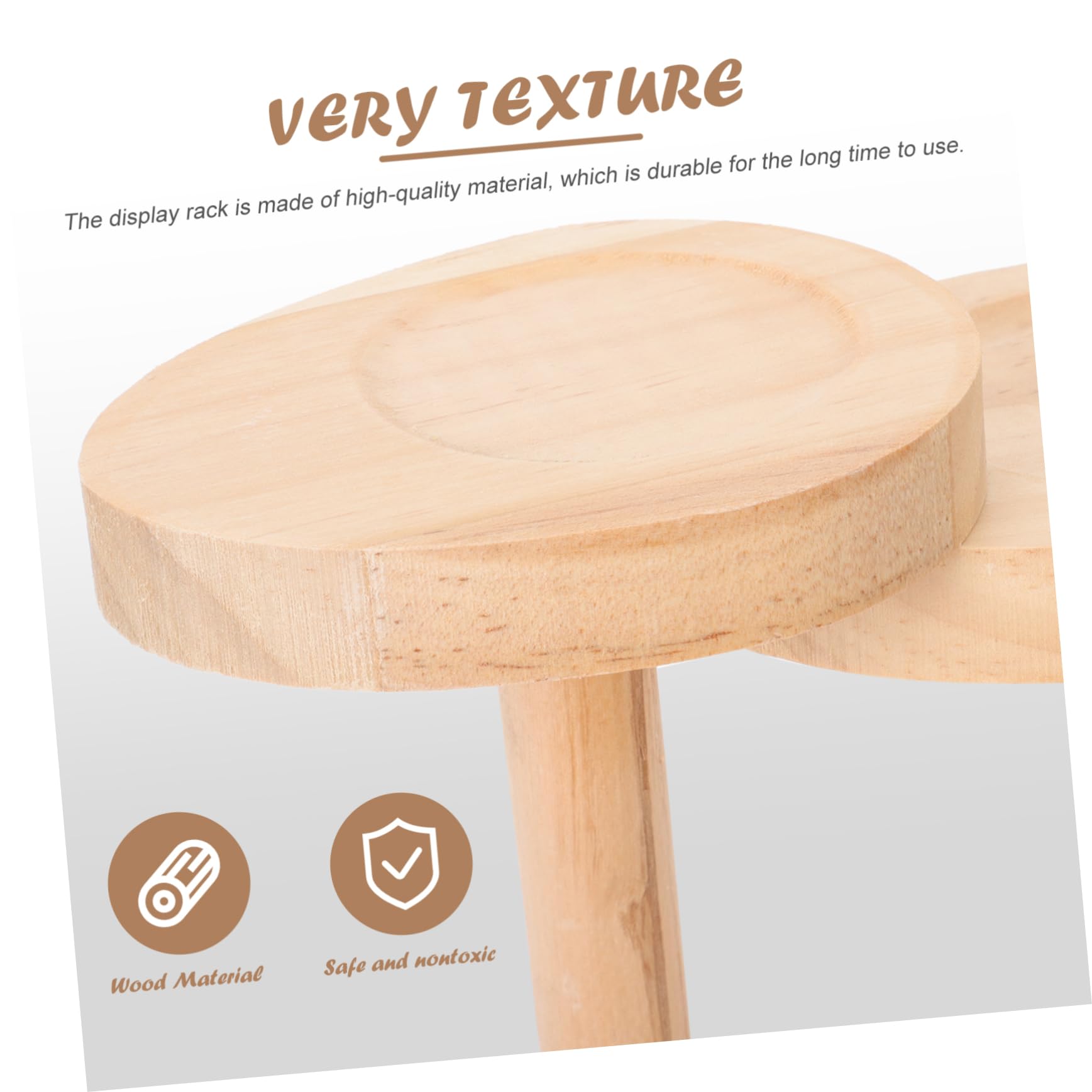 HEMOTON Puesto De Flores De Varias Soporte Para Tartas De Boda Bandeja Para Servir Tartas Decoración De Mesa Para Fiesta Maceta De Madera Para Ventana