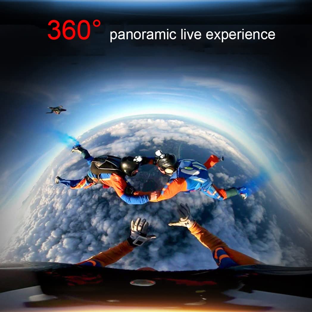 Gafas de Realidad Virtual, 3D VR Gafas con Controlador Bluetooth para Juegos Visión Panorámico VR Glasses para iPhone 13 Pro Max/13 Pro/13/12/11, para Samsung Galaxy S21, Huawei, Xiaomi