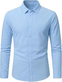 Camisa Social Masculina Slim Fit Manga Longa