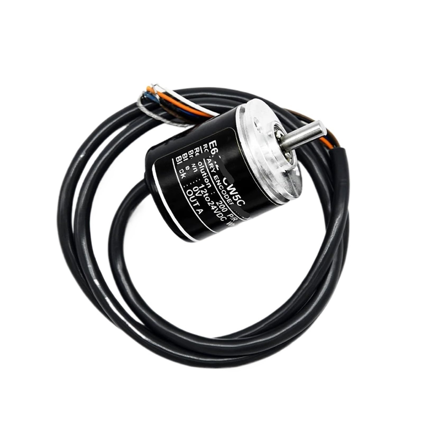 PWQBABJWL Mini Incremental Rotary Encoder E6A2-CWZ3C 25MM OD 4mm Solid Shaft Magnetoelectricity 100-3600PPR Optional(3600 PPR)