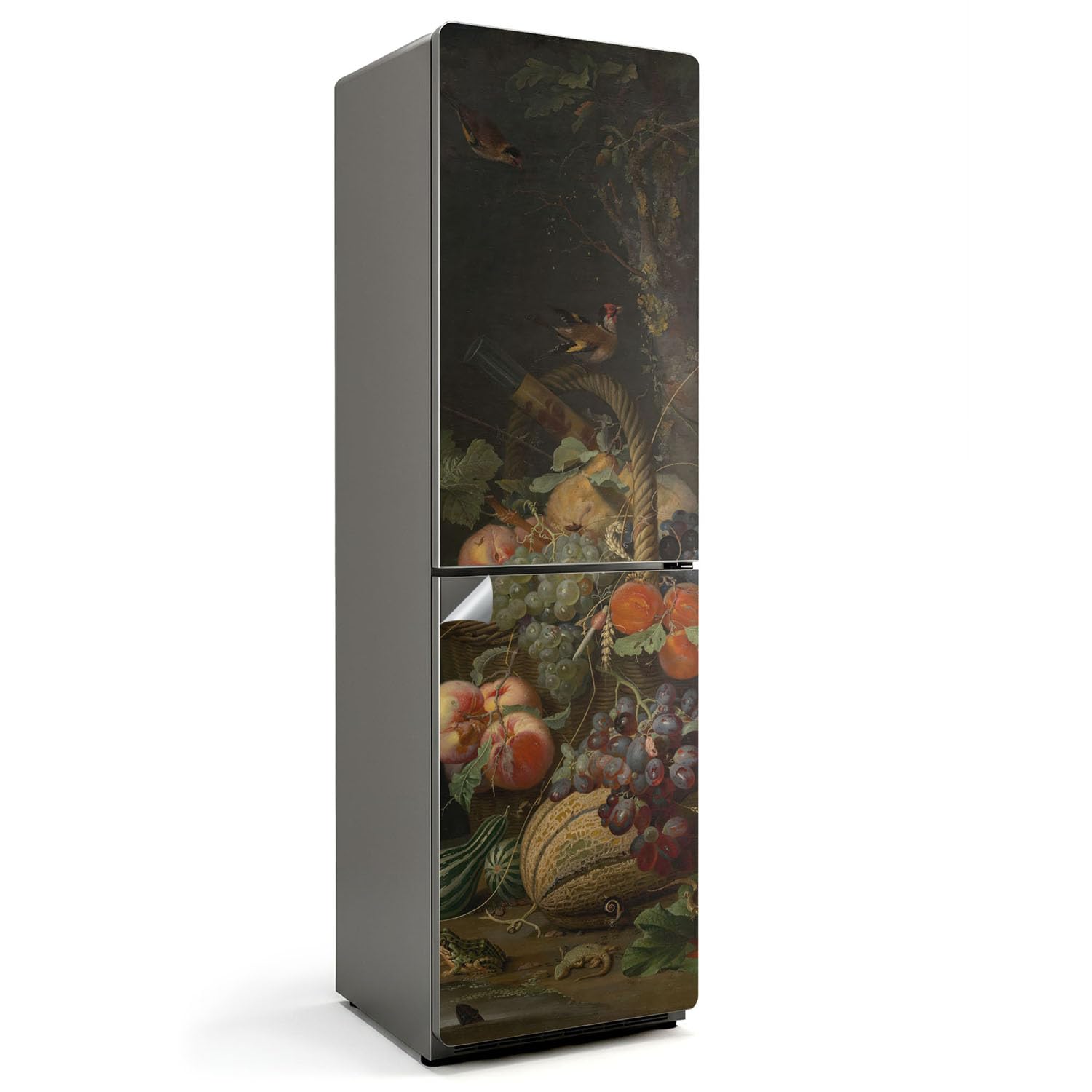 Stickers pour réfrigérateur 60x205 cm motif peinture nature morte