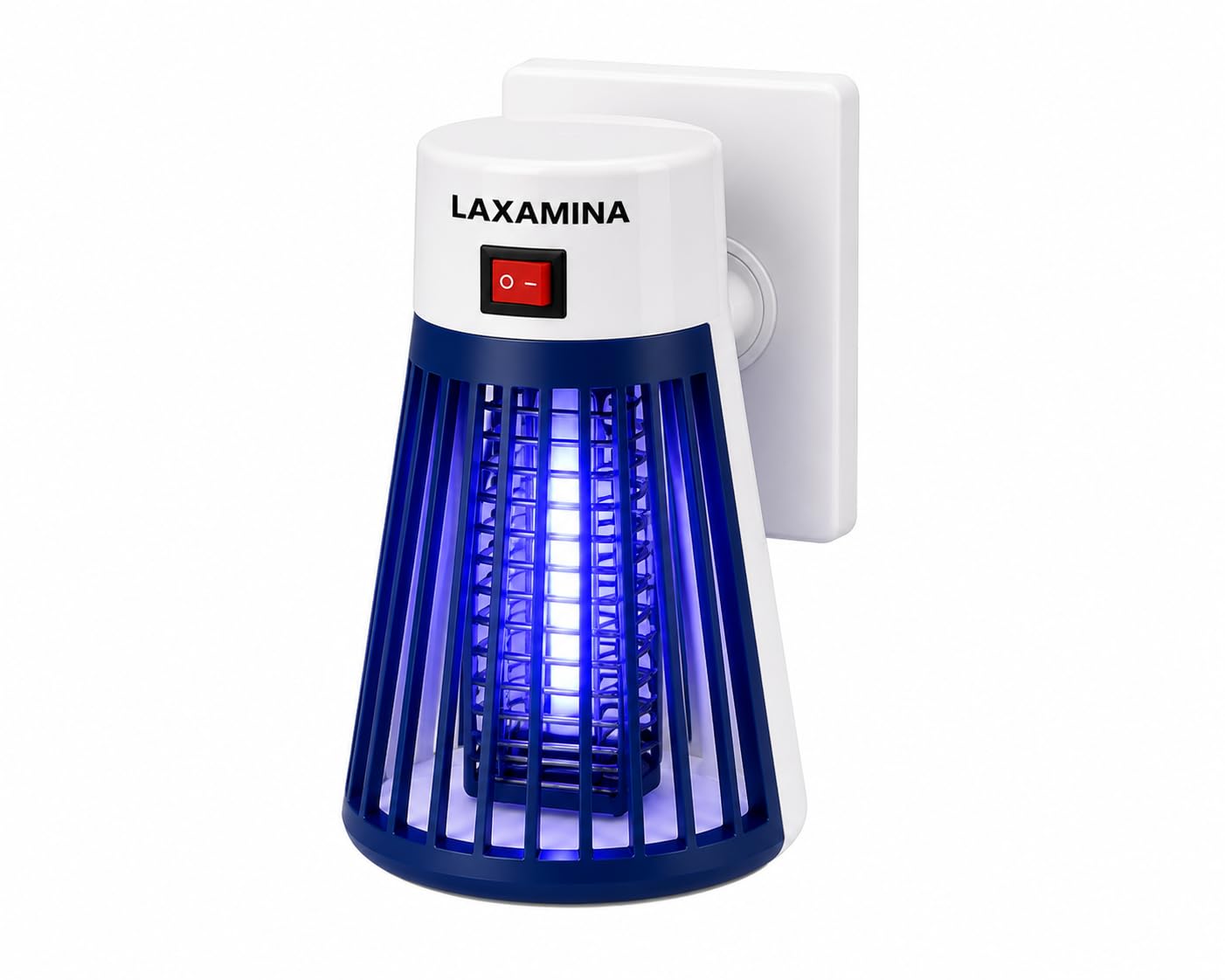 mosquito insect bug zapper trap killer led lamp, plug-in electronic mosquito killer machine with uv light, indoor electric machar mosquito killer lamp for home, bedroom, kitchen & office