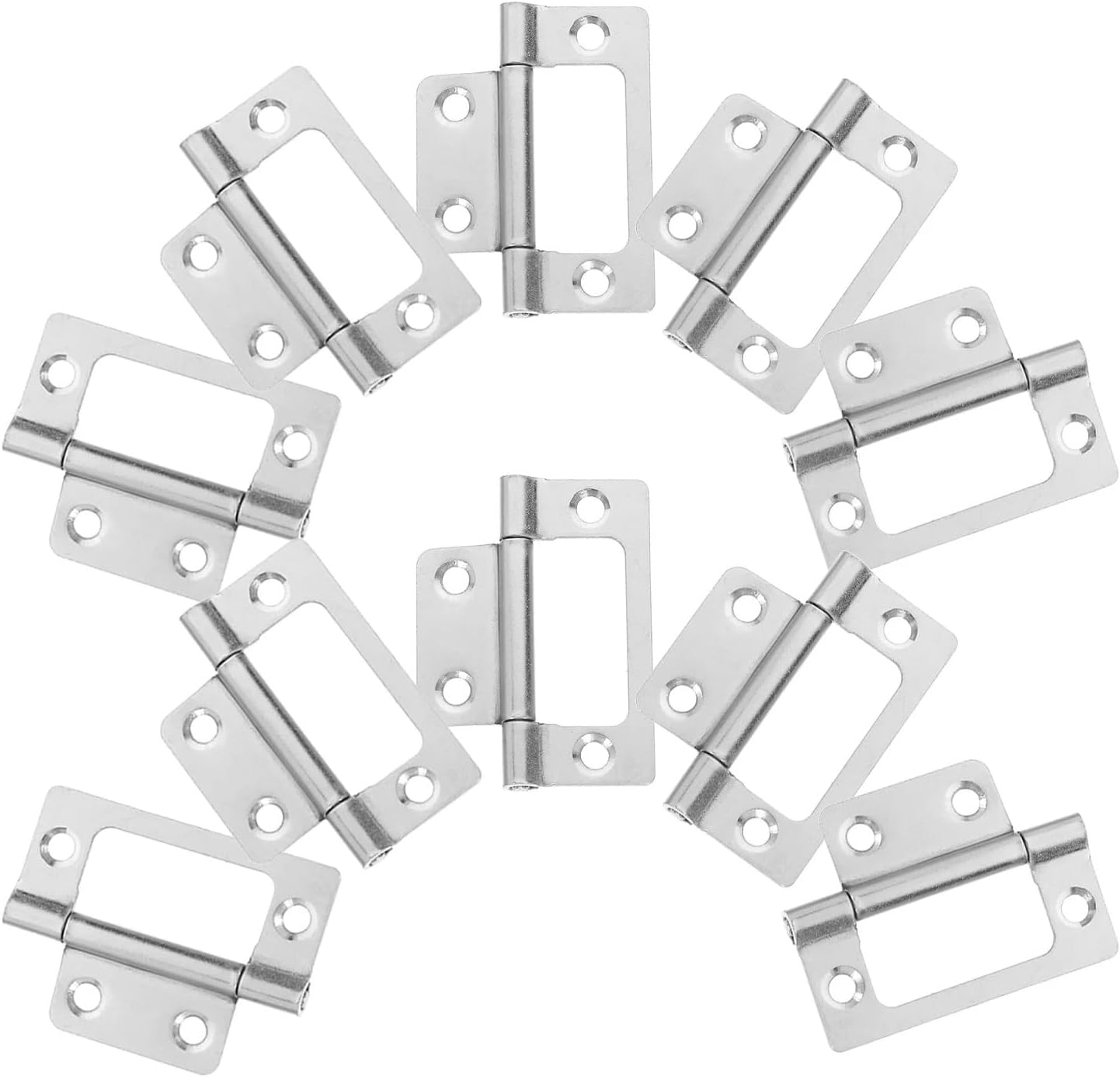 Door Hinges 30Pcs Kitchen Cabinet Hinges Thickened Stainless Steel Adjustable Door Hinge Bearings for Furniture Windows Cupboard