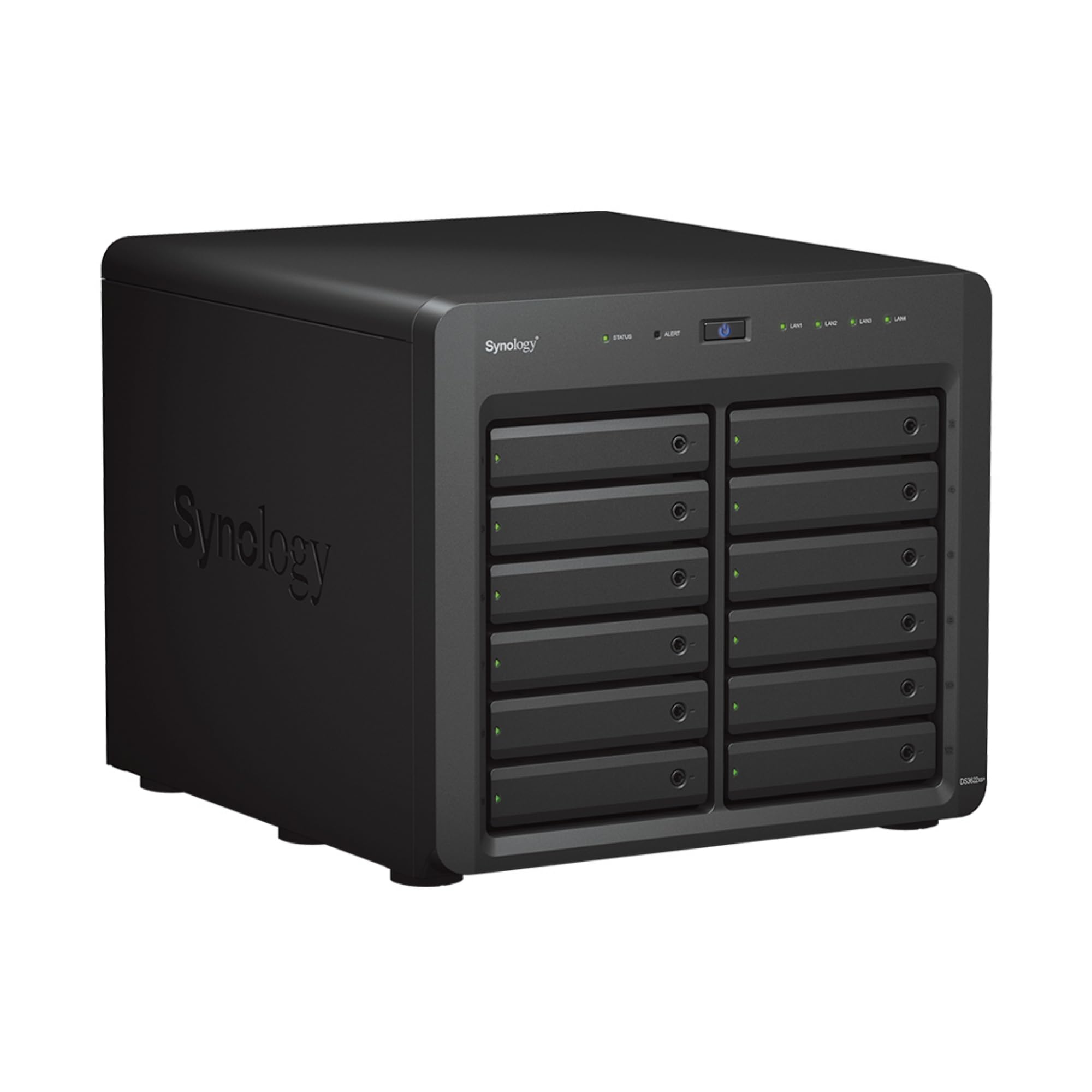 Synology DS3622XS+ NAS 12emp. 2.2/2.7GHz 6Core 16Go 2 LAN GbE + 2 10GbE USB3, Fermeture