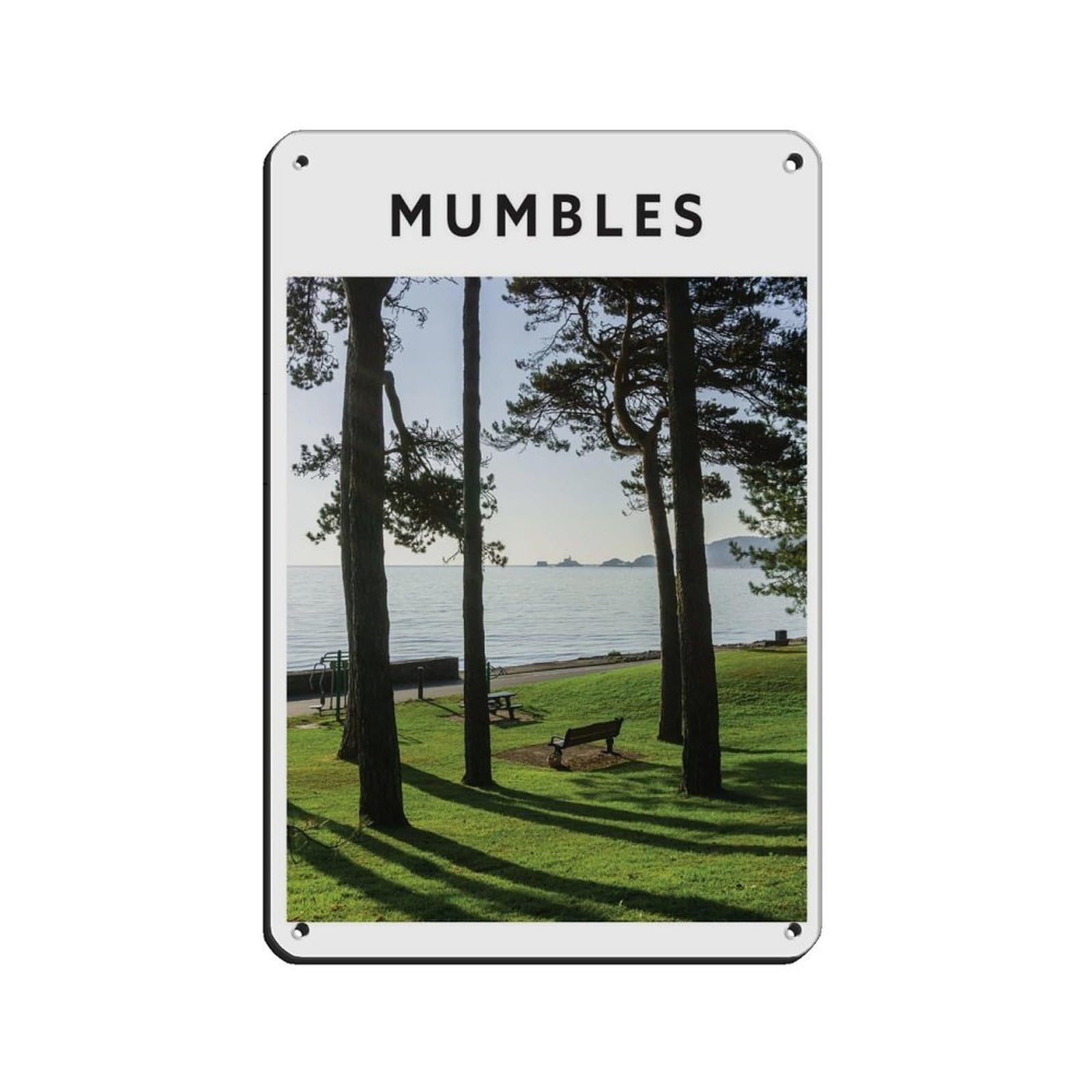 Mumbles Travel, Mumbles Poster Tin Sign Vintage Metal Pub Club Cafe Bar Home Wall Art Decoration Poster Retro 8x12inch(20x30cm)