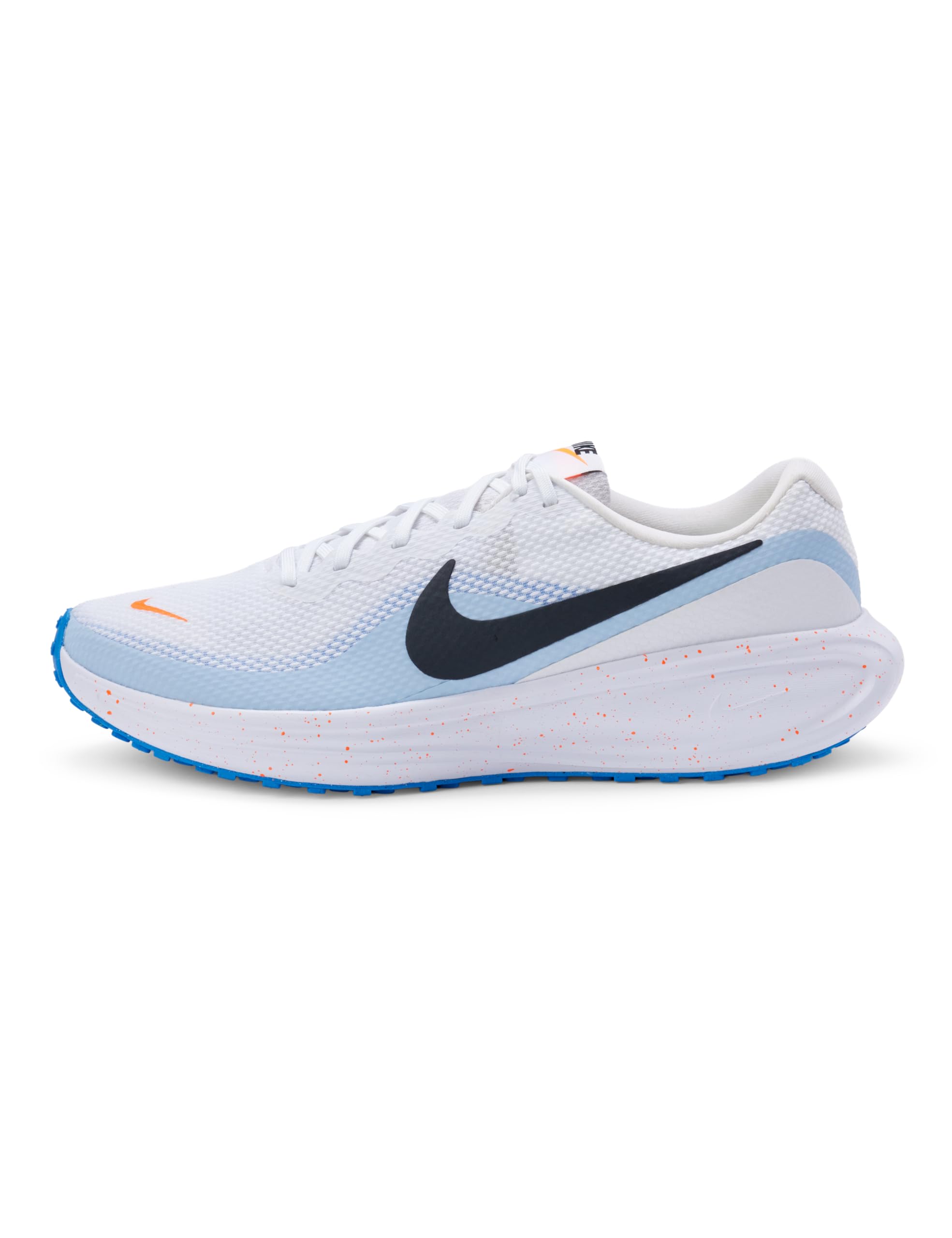 Nike Mens Revolution 8 White/Off Noir-Hydrogen Blue Running Shoes UK 8