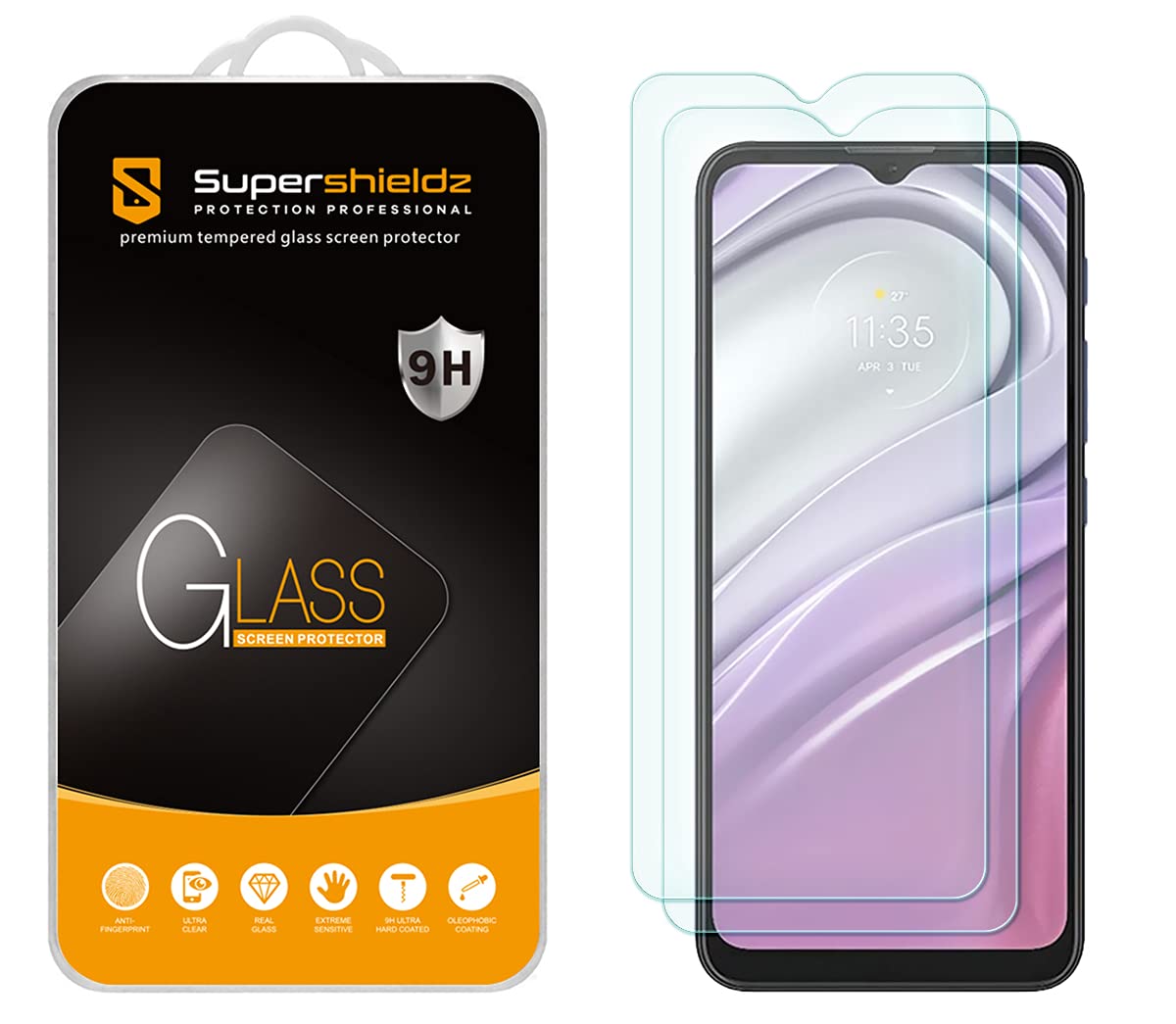 Amazon.com: Supershieldz (2 Pack) Designed for Motorola Moto G