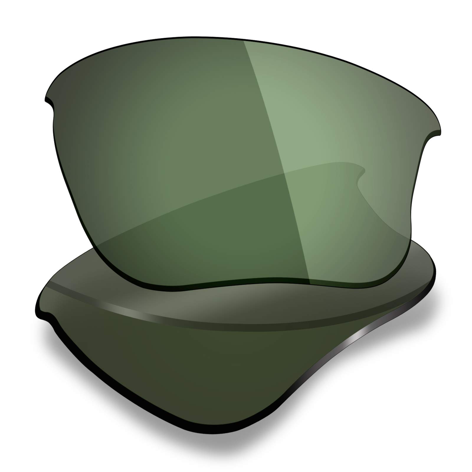 Mryok Men's Polarized - Grey Green Polarized Replacet Lenses For Oakley Flak Jacket Xlj - Grey Green