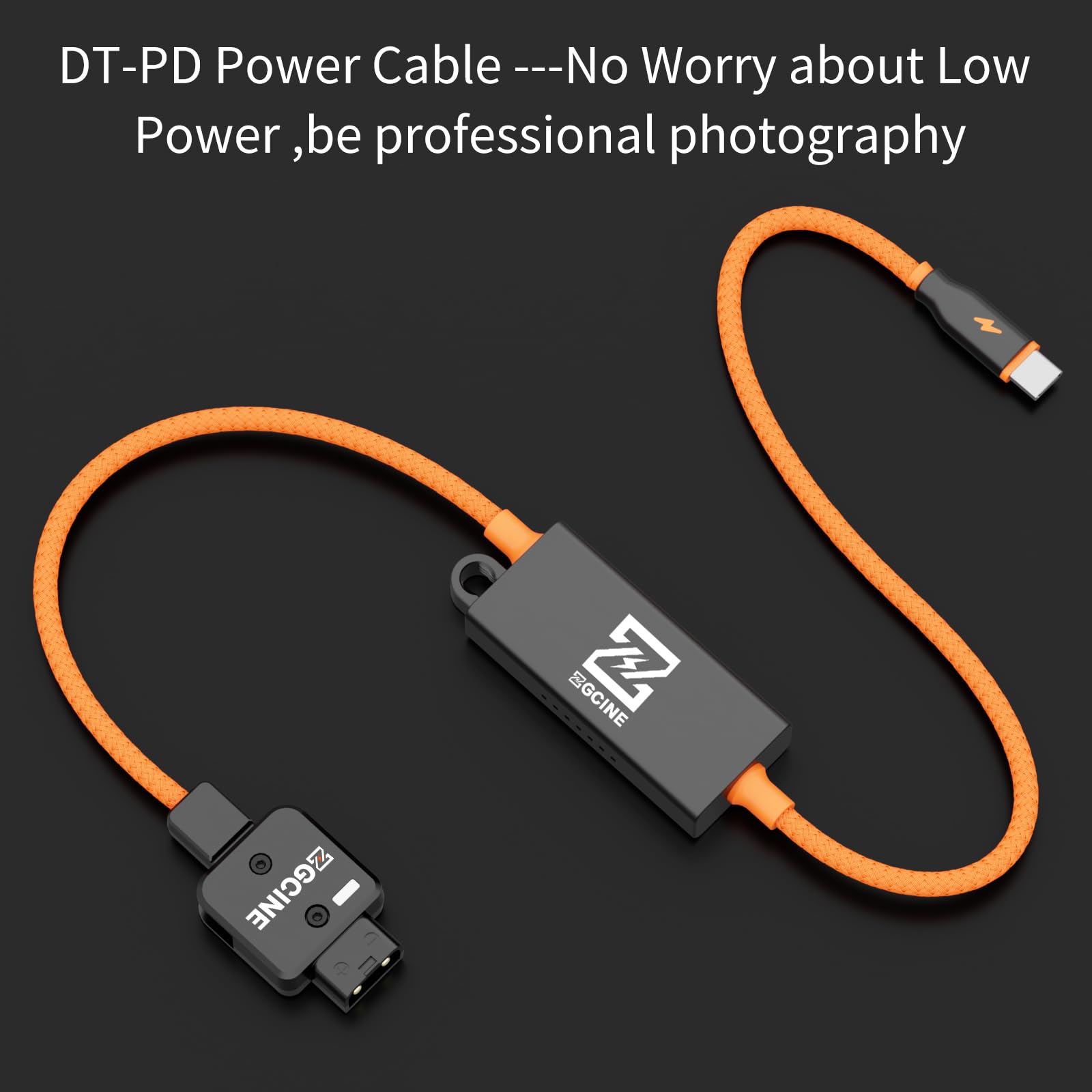 ZGCINE DT-PD D-Tap na USB-C PD kabel do ładowania