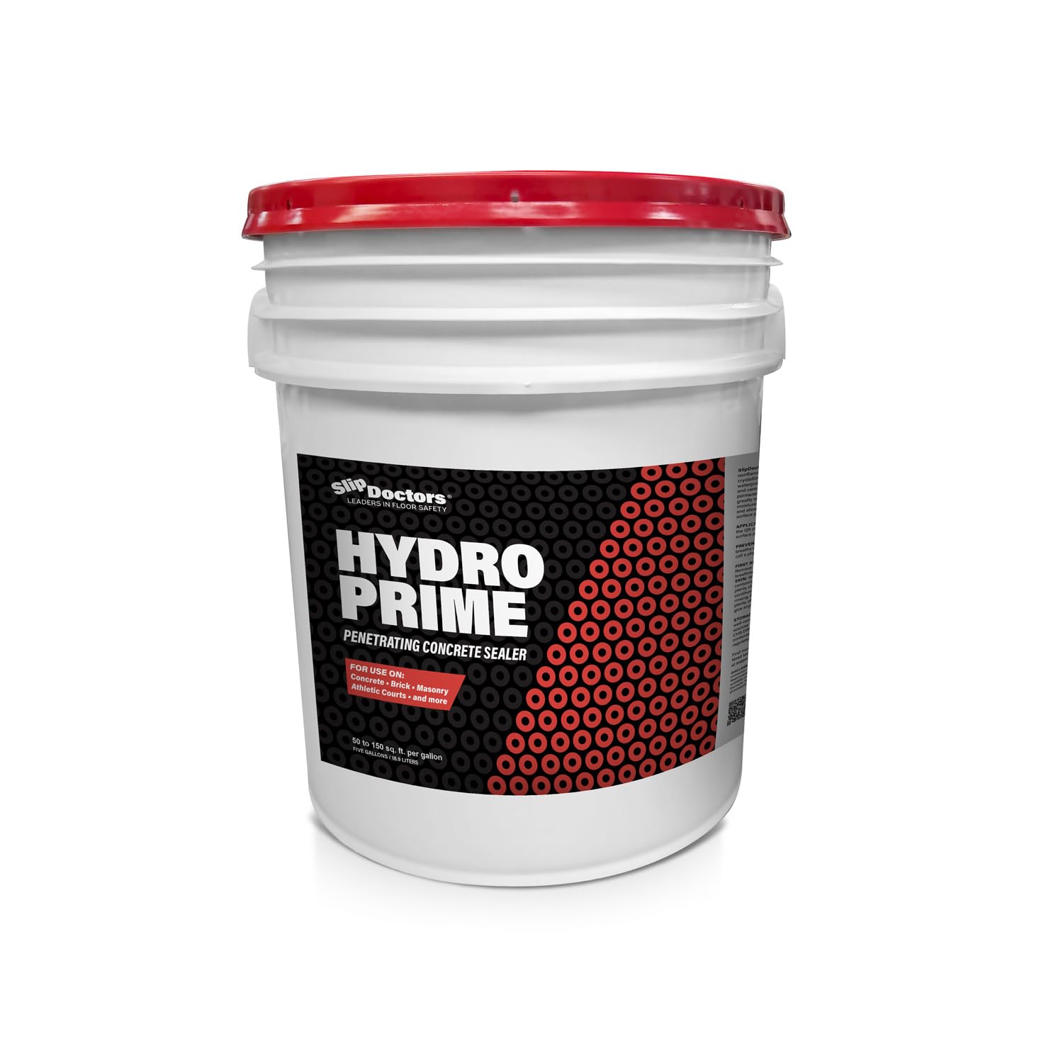 Hydro Prime - Moisture Barrier and Penetrating Sealer for Concrete & Masonry Floors - Primer for Long-Lasting Paint & Coating Protection (5 Gallon)