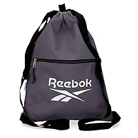 Reebok Boston Zaino Sacco con cerniera Grigio 35 x 46 cm Poliestere by Joumma Bags