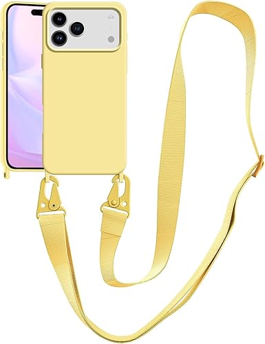Miniatura 22 de Funda compatible con iPhone 13 con correa, funda cruzada para iPhone con cordón, ajustable, a prueba de golpes, protección contra caídas, funda