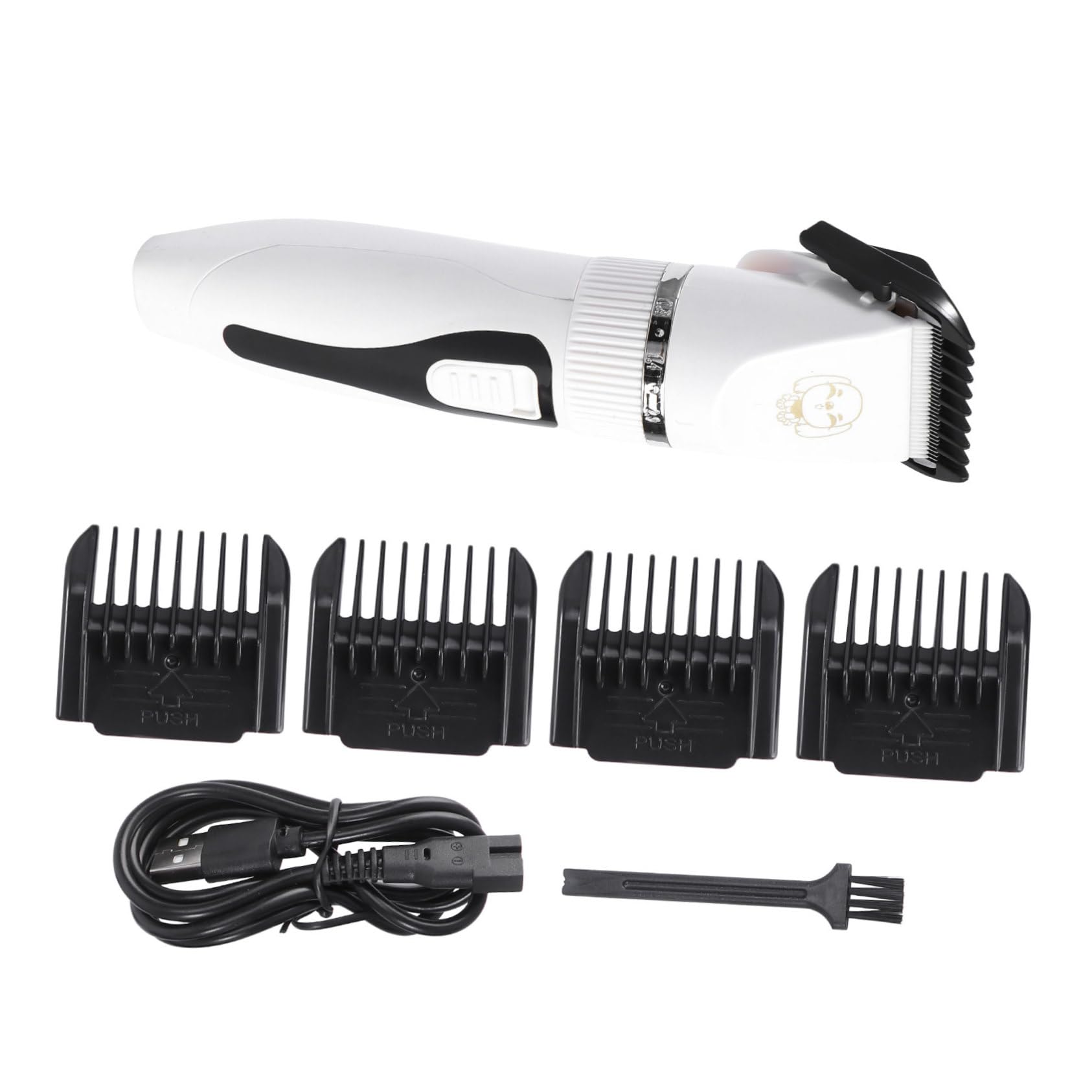 CORHAD Dog and Cat Grooming Clipper Rechargeable Electric Trimmer Lengths Quiet for All Pets Random Color