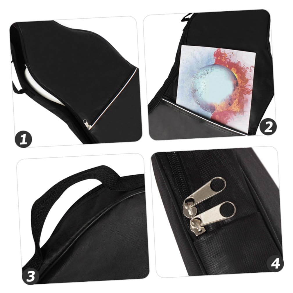 VICASKY Borsa con Oxford per Nera Elettrico Imbottita in Basso Maniglie | Tracolla Regolabile, Tasche Extra, Design Semplice Unisex, Pratica da Portare