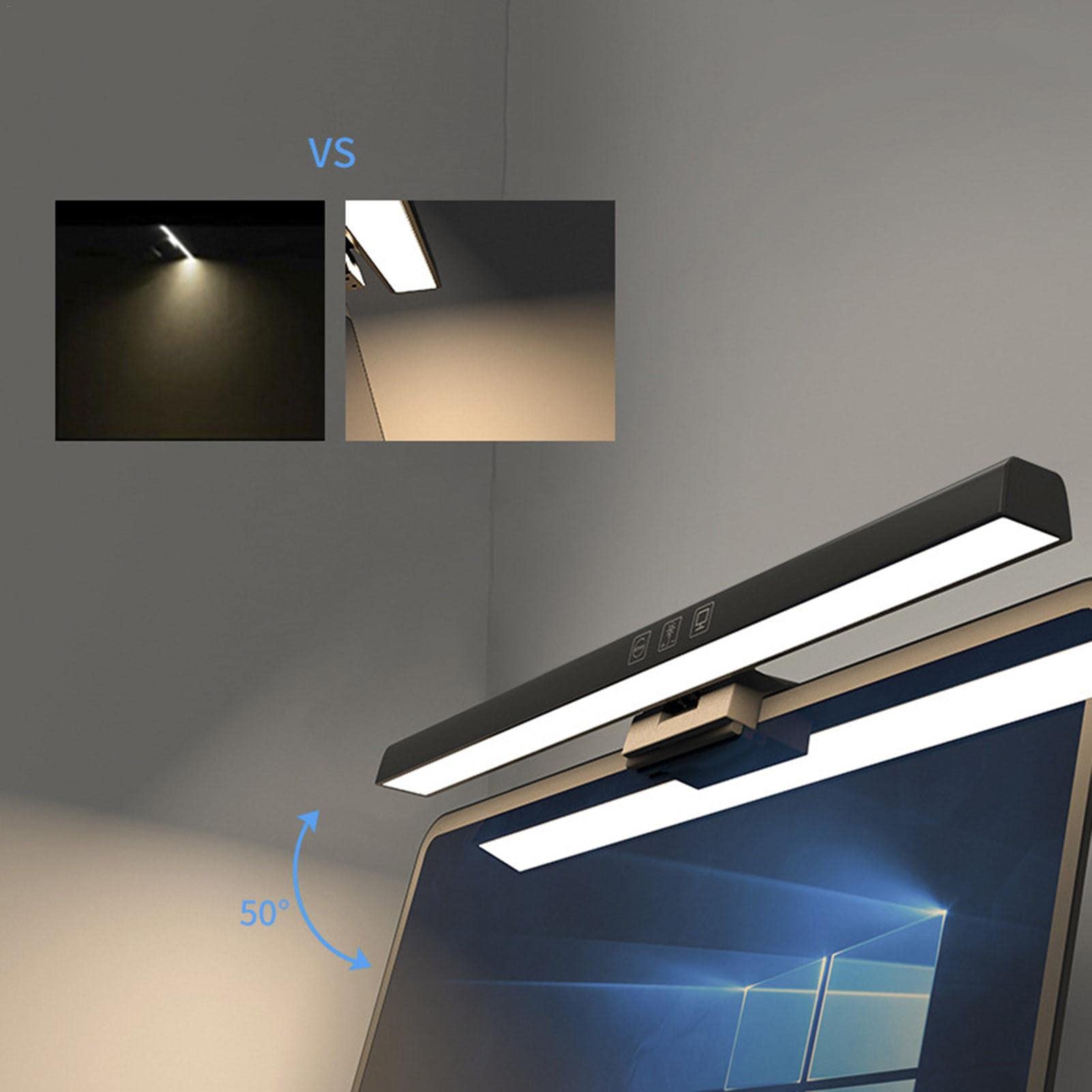 Lampe Écran Ordinateur Barre Lumineuse - Éclairage Bureau Sans Éblouissement Gradation Continue