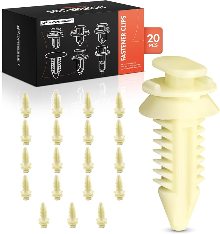 Clips de acabamento do painel da porta A-Premium para Chevrolet e GMC – Kit com 20 unidades