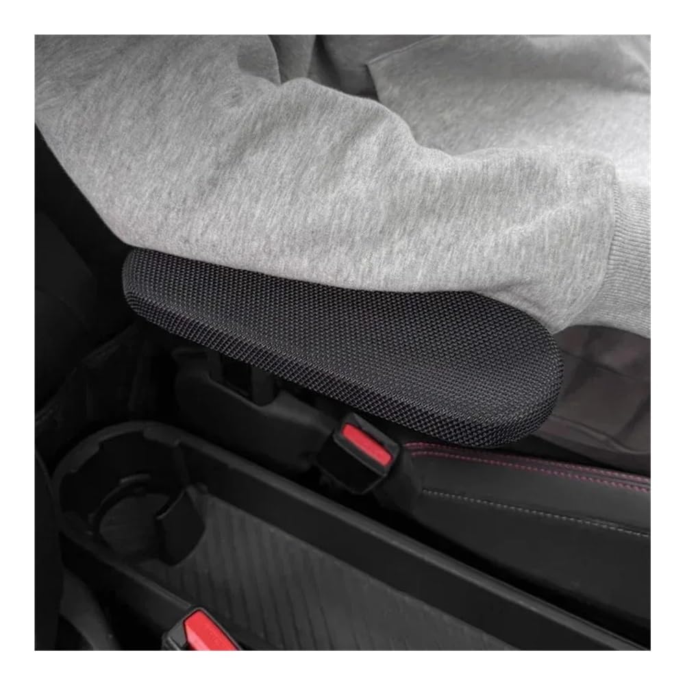 Protección salpicadero Solar Almohadilla para Reposabrazos Coche Protector Brazo para Consola Central Accesorios Interiores Resistentes A Arañazos Color Negro Gris para E SE J01