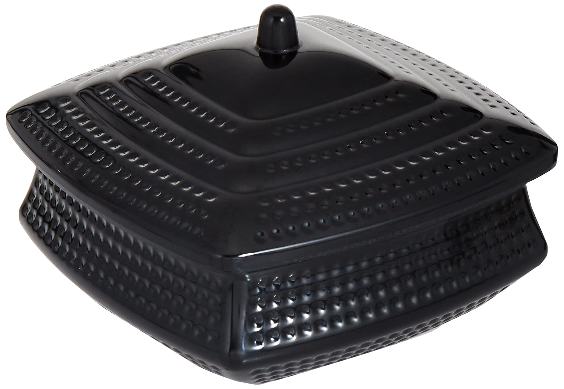 DINEWELL MELAMINE SQUARE HANDI WITH LID 20CM , WHITE, DWH3104W , 1 PC