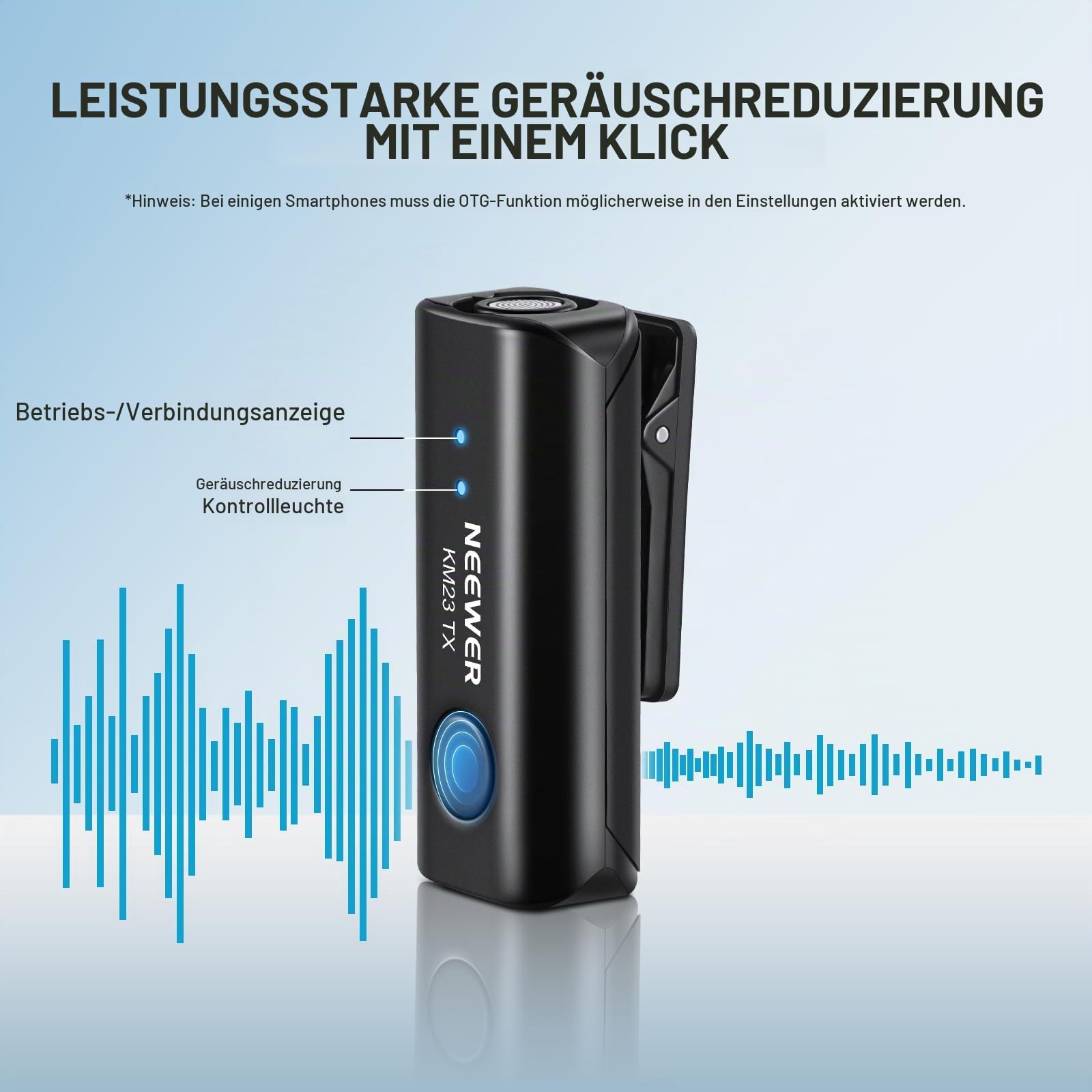 Neewer Wireless Lavalier Mikrofonsystem – Bild 3