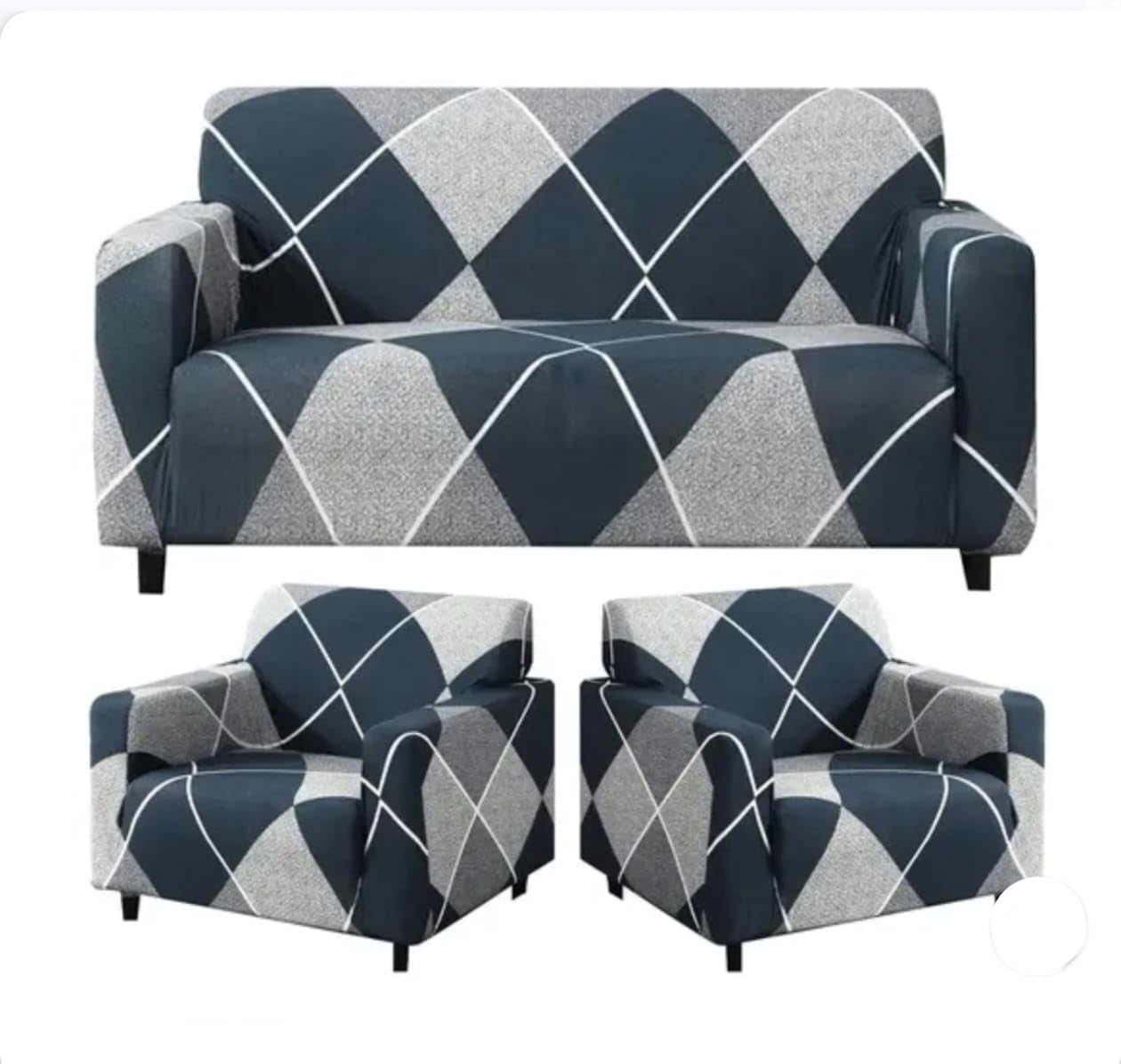 Sofa Cover 5 Seater Fitted Sofa Cover 3 Seater and 2 Seater Fully Covered Universal 5 Seater Sofa Cover Non-Slip Sticky Elastic Stretchable Sofa Set Slipcover Protector for (3+1+1 Seater)-picture-29