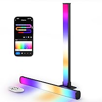 LuminexDesigns Smart Barre Luce LED RGB per TV e Gaming, 40cm Luci Intelligenti, Sincronizzazione con lo Schermo, App Control, Decorazione per Stanza Gamer e Idea Regalo