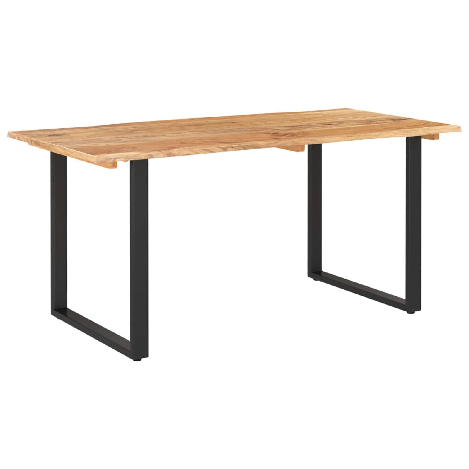 LAPOOH Tavolo da Pranzo 154x80x76 cm in Legno Massello di Acacia,Tavolo da Pranzo,Tavolo da Pranzo Moderno -286473