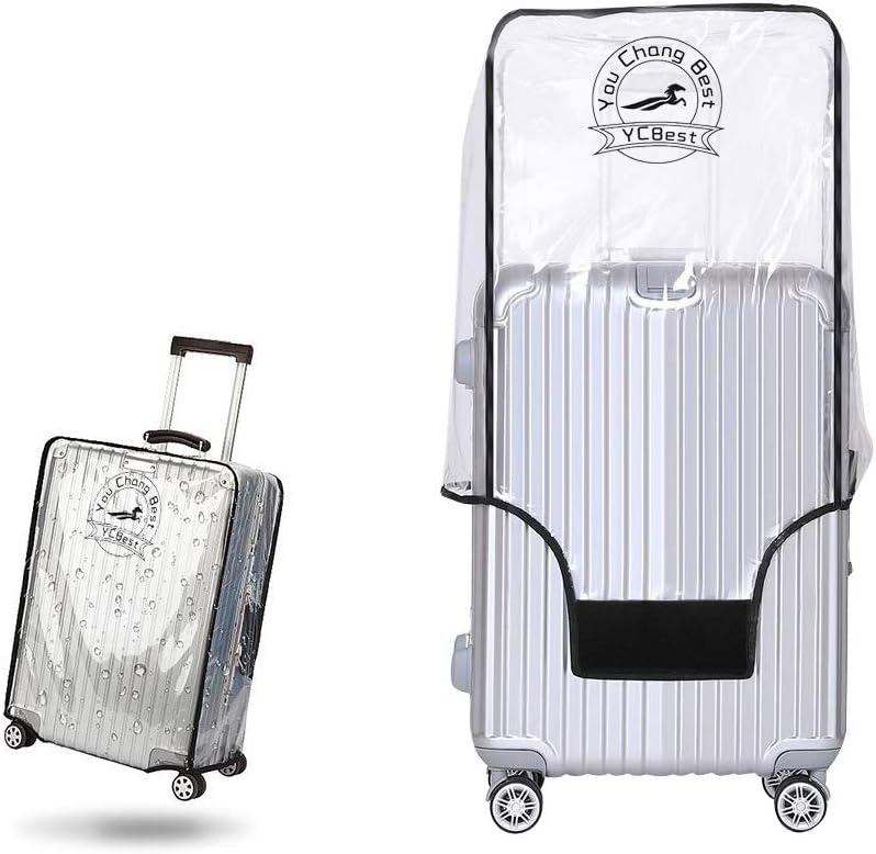PVC Luggage Protector Cover Clear Suitcase Cover Protector, Clear, Size 24inch