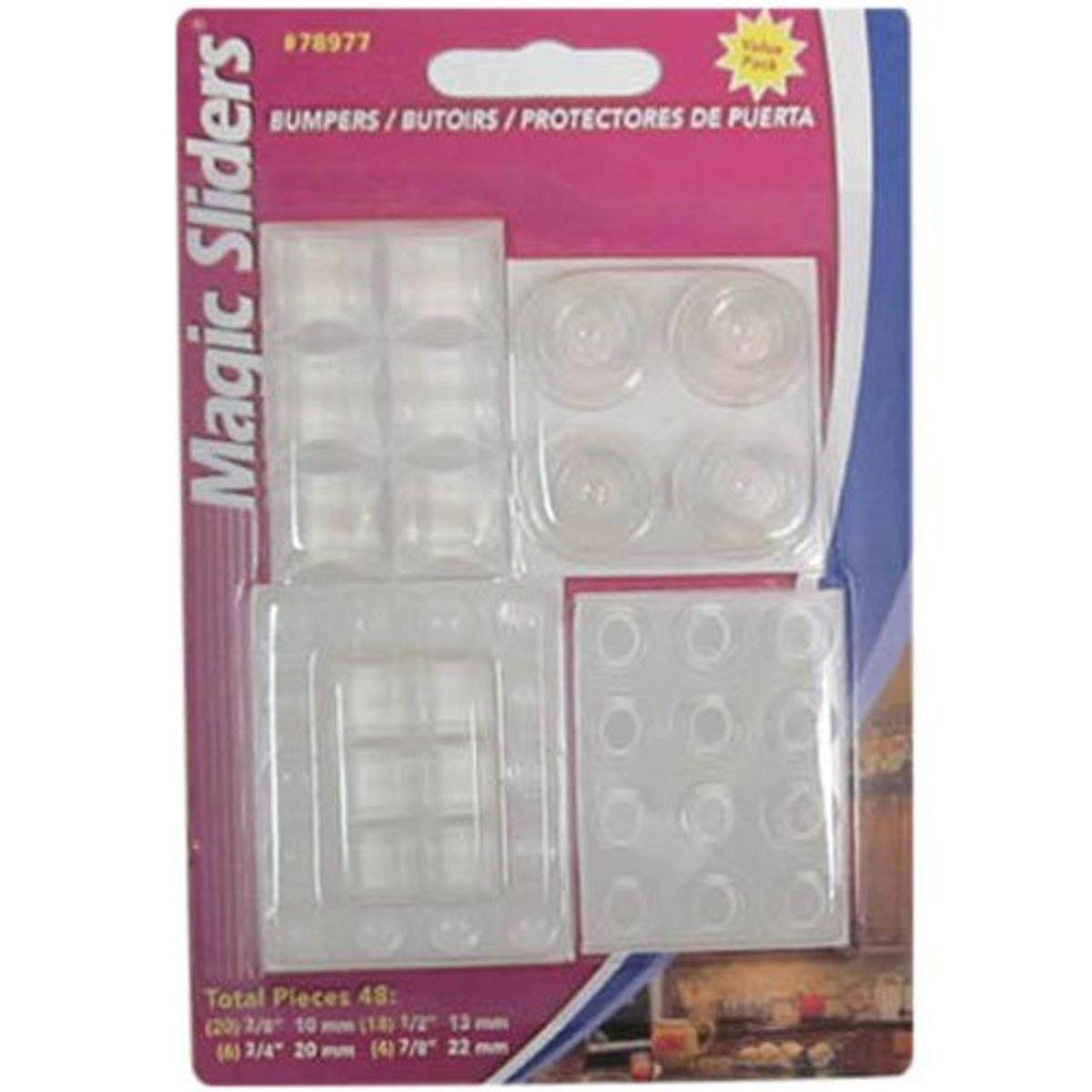Magic Sliders L P Magic Sliders Bumper Pad Value Pack, 1, Clear - Protect Your Furniture and Floors from Scratches and Damage!
