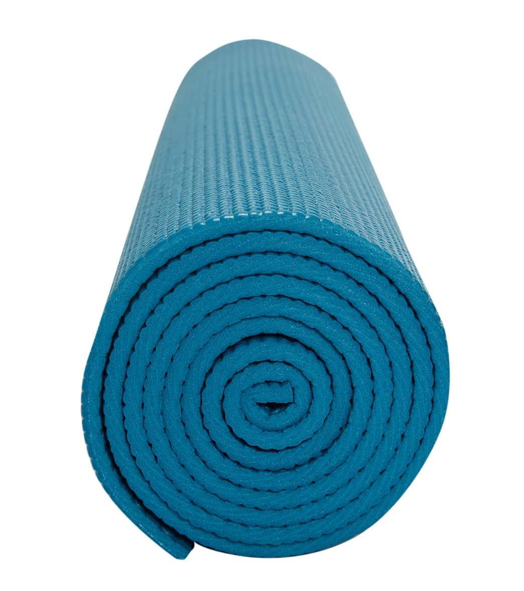 Everyday Yoga Tapis d'exercice et de fitness antidérapant, respectueux de l'environnement, anti-déchirure, épaisseur de 3 à 7 mm pour yoga, pilates et entraînements au sol – Paon